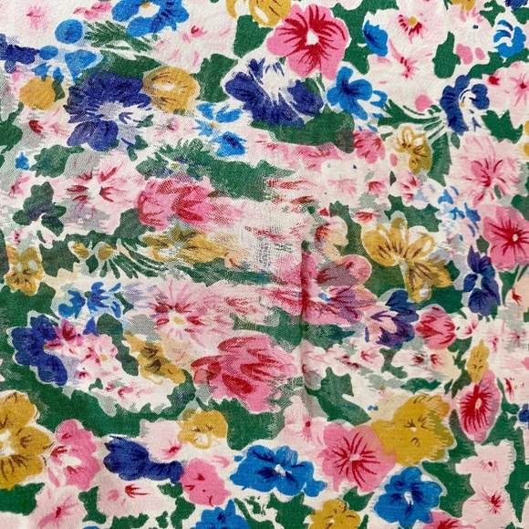 Vintage floral midi skirt - Picture 6 of 7